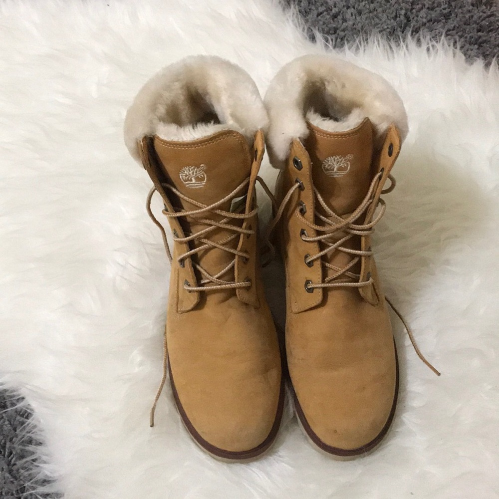 Classic Timberlands with Fleece Lining